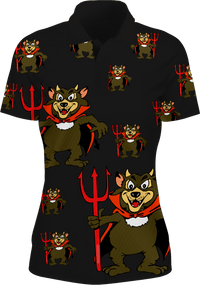 Devil Wears Fungear Women's Polo - fungear.com.au