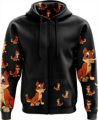 Dizzie Dingo Full Zip Hoodies Jacket - fungear.com.au