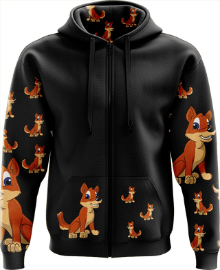 Dizzie Dingo Full Zip Hoodies Jacket - fungear.com.au