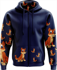 Dizzie Dingo Full Zip Hoodies Jacket - fungear.com.au