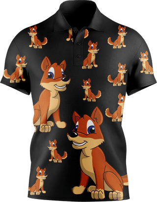 Dizzie Dingo Men's Short Sleeve Polo - fungear.com.au