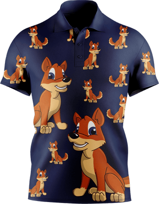 Dizzie Dingo Men's Short Sleeve Polo - fungear.com.au