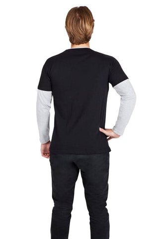 Double Sleeve & Rib T-Shirt - kustomteamwear.com