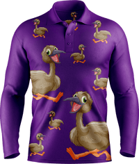 Effie Emu Men's Polo. Long or Short Sleeve - fungear.com.au