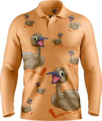 Effie Emu Men's Polo. Long or Short Sleeve - fungear.com.au