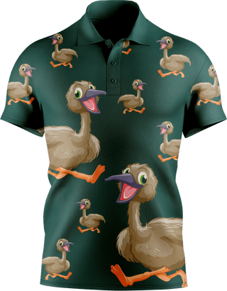 Effie Emu Men's Short Sleeve Polo - fungear.com.au