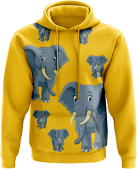 Ellie Elephant Hoodies - fungear.com.au