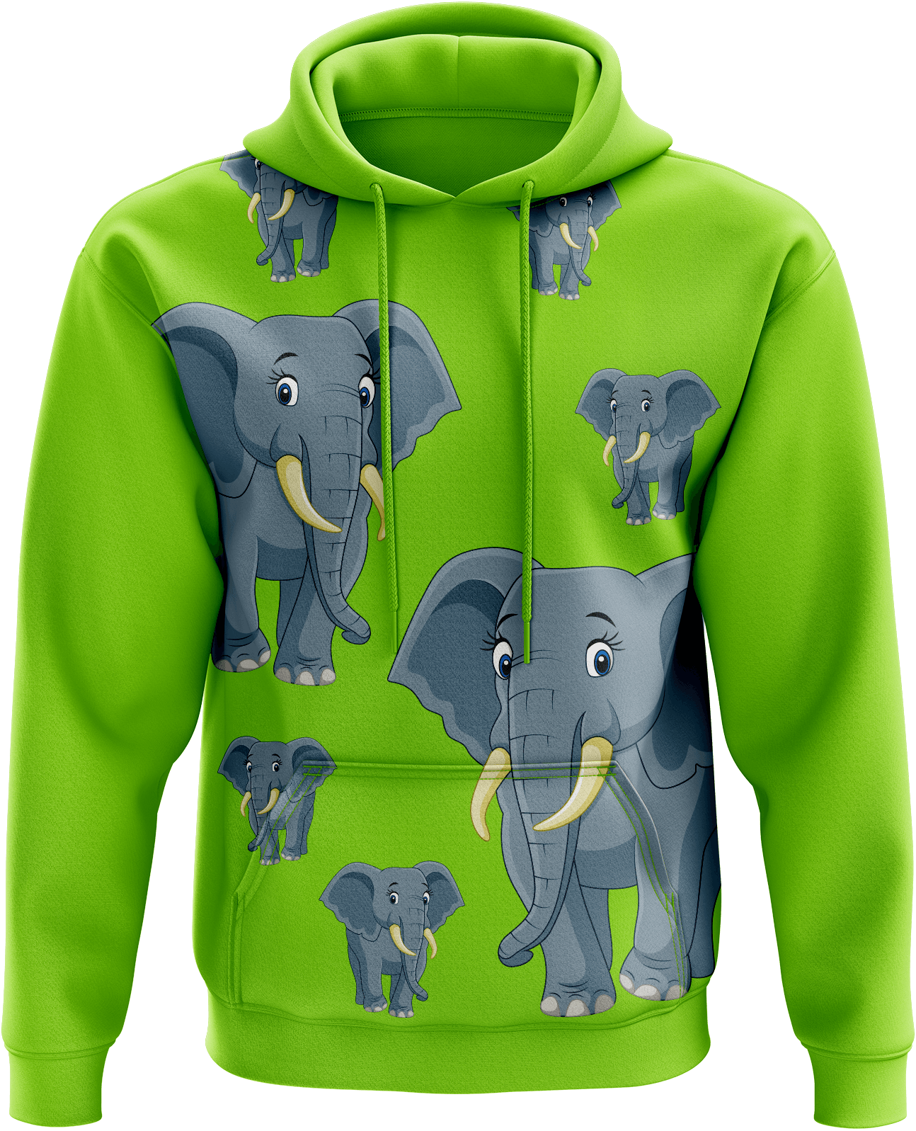 Ellie Elephant Hoodies - fungear.com.au