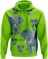 Ellie Elephant Hoodies - fungear.com.au