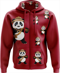 Explorer Panda Full Zip Hoodies Jacket - fungear.com.au