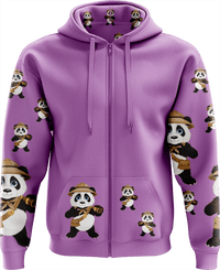 Explorer Panda Full Zip Hoodies Jacket - fungear.com.au