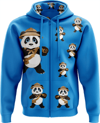 Explorer Panda Full Zip Hoodies Jacket - fungear.com.au