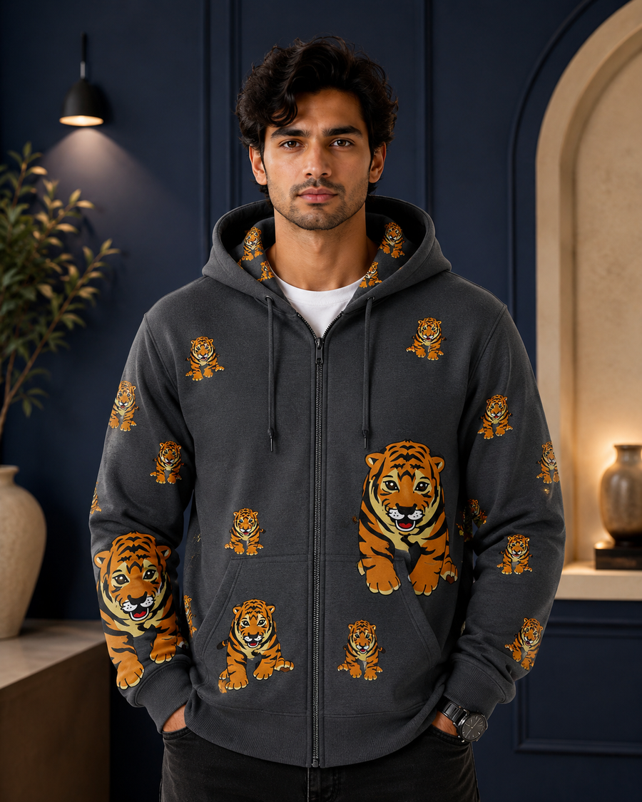 Tuff Tiger Full Zip Hoodies Jacket