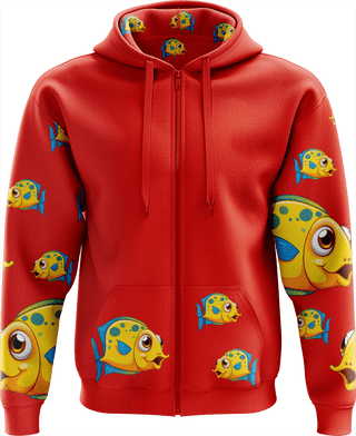 Fish out of Water Full Zip Hoodies Jacket - fungear.com.au