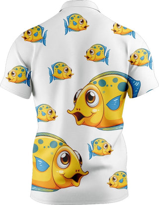 Fish out of water Men's Short Sleeve Polo - kustomteamwear.com