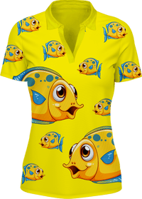Fish out of water Women's Polo - fungear.com.au