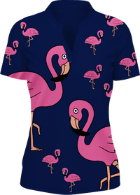 Flamingo Women's Polo - fungear.com.au