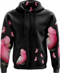 Glama Galah Full Zip Hoodies Jacket - fungear.com.au