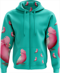 Glama Galah Full Zip Hoodies Jacket - fungear.com.au