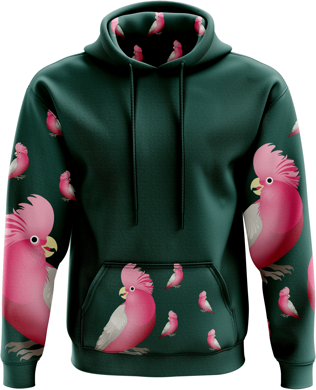 Glama Galah Hoodies - fungear.com.au