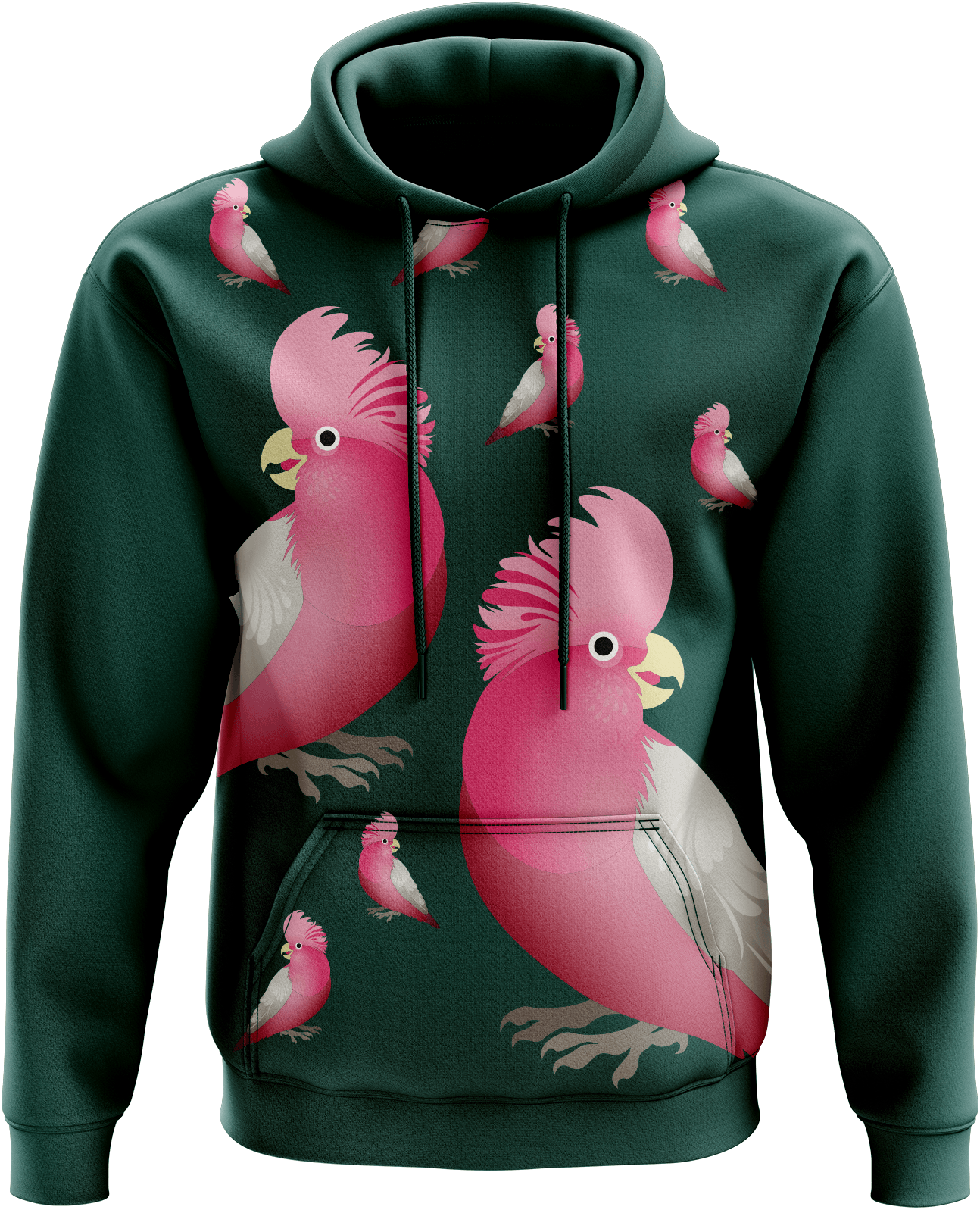 Glama Galah Hoodies - fungear.com.au