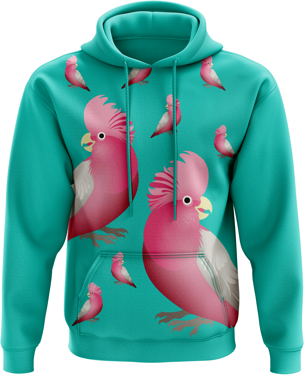 Glama Galah Hoodies - fungear.com.au