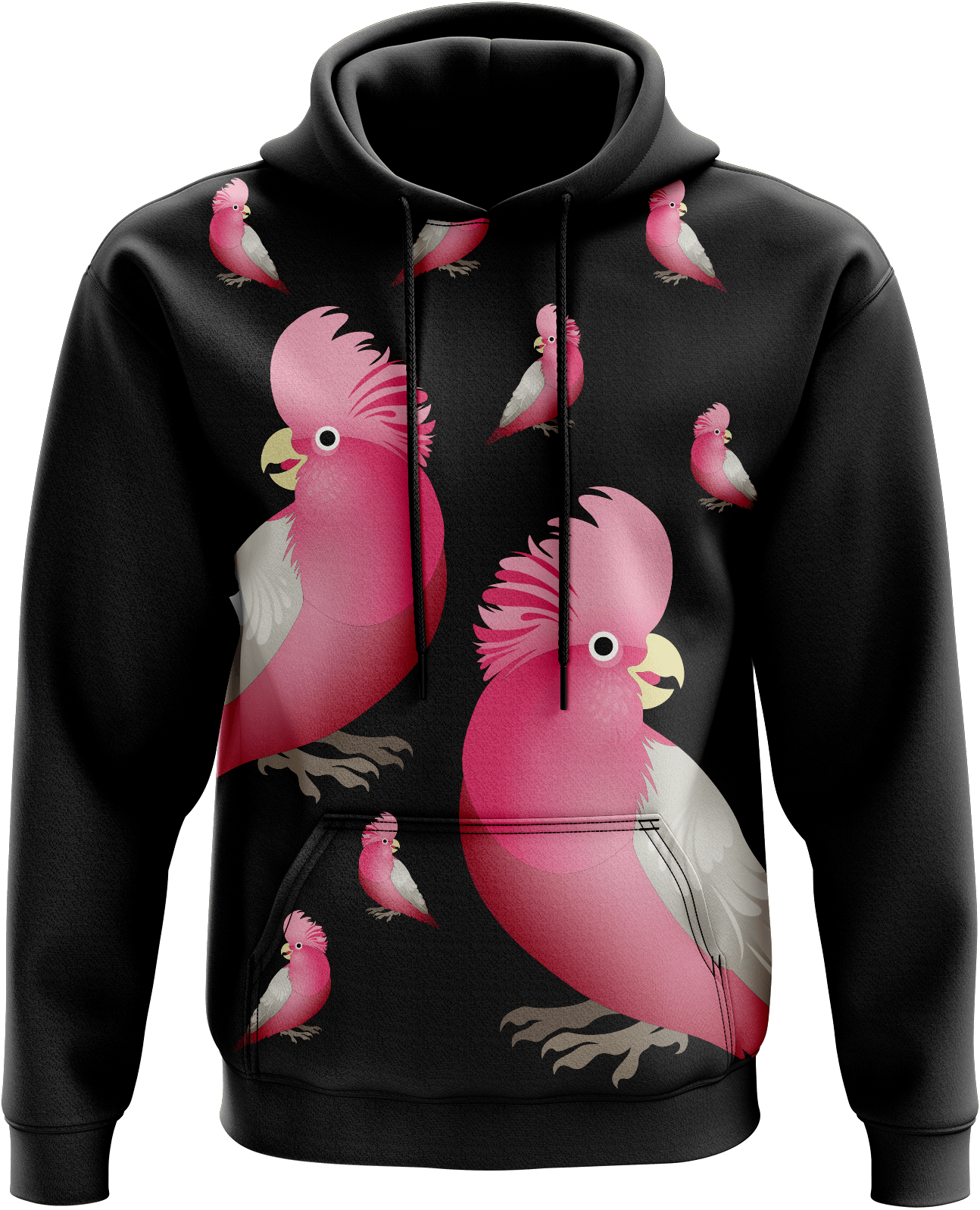 Glama Galah Hoodies - fungear.com.au