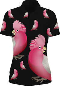 Glama Galah Women's Polo - fungear.com.au