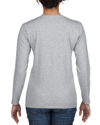 Heavy Cotton Ladies' Long Sleeve T-Shirt - kustomteamwear.com