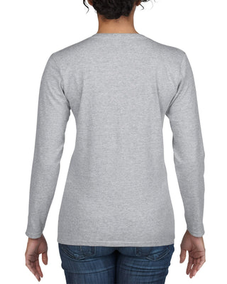 Heavy Cotton Ladies' Long Sleeve T-Shirt - kustomteamwear.com