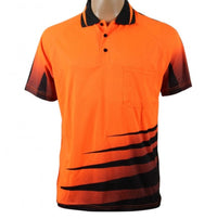 HI VIS S/S POLO SHIRT - kustomteamwear.com