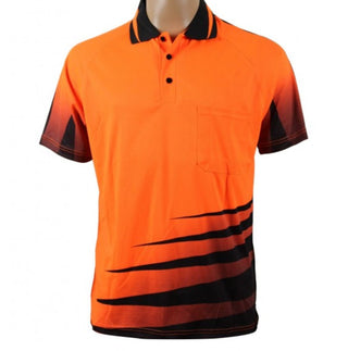 HI VIS S/S POLO SHIRT - kustomteamwear.com