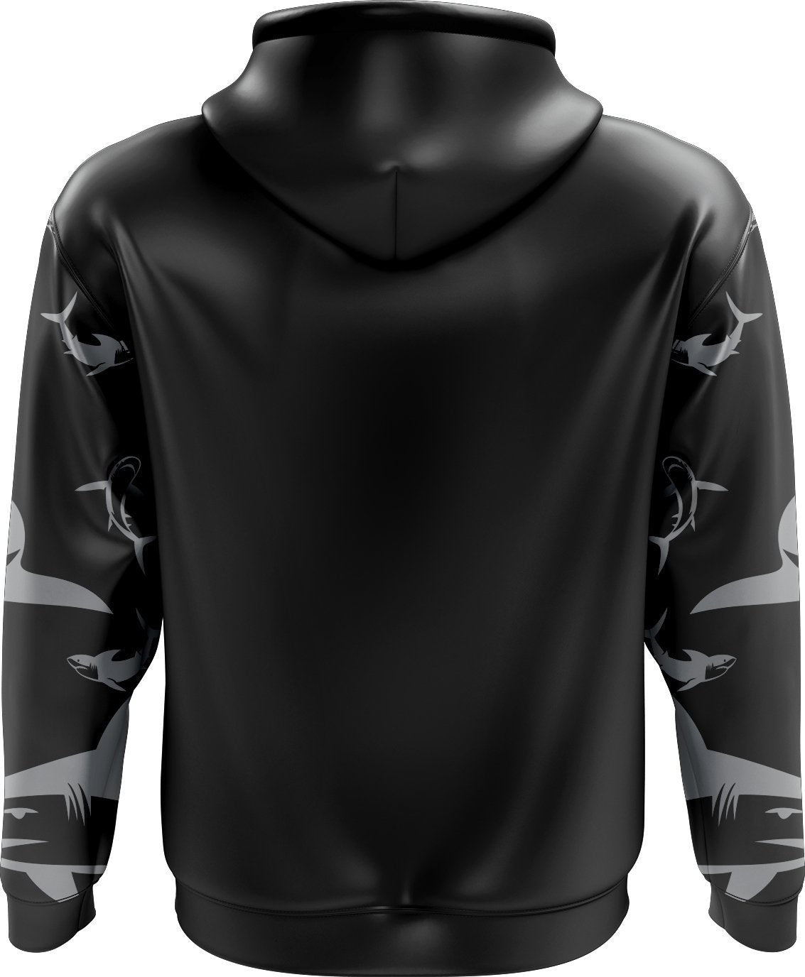 Hoodie Swim With Sharks - kustomteamwear.com