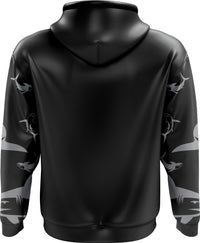 Hoodie Swim With Sharks - kustomteamwear.com