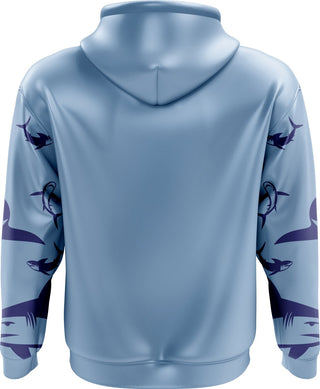 Hoodie Swim With Sharks - kustomteamwear.com