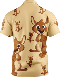 Kanga Back Men's Short Sleeve Polo - fungear.com.au