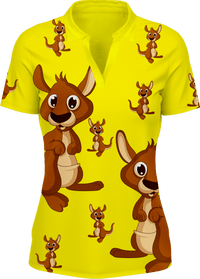 Kanga Back Women's Polo - fungear.com.au
