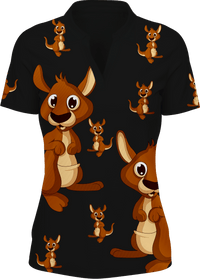 Kanga Back Women's Polo - fungear.com.au