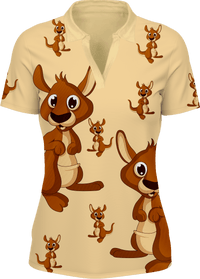 Kanga Back Women's Polo - fungear.com.au