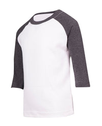 Kids 3/4 Raglan Sleeve T-shirt - kustomteamwear.com