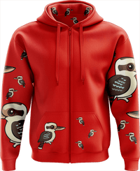 Kooky Kooka Full Zip Hoodies Jacket - fungear.com.au