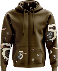 Kooky Kooka Full Zip Hoodies Jacket - fungear.com.au