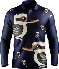Kooky Kooka Men's Polo. Long or Short Sleeve - fungear.com.au