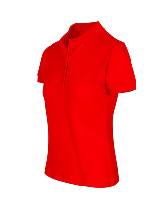 Ladies 100% Cotton Pique Knit Polo - kustomteamwear.com