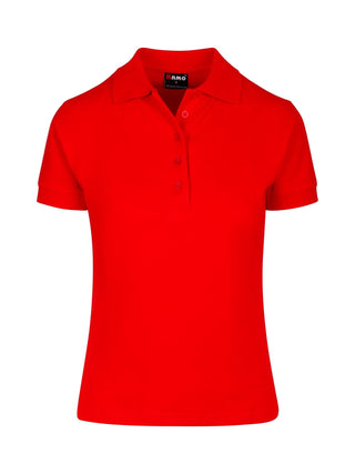Ladies 100% Cotton Pique Knit Polo - kustomteamwear.com