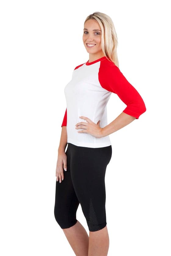 Ladies 3/4 Sleeve Raglan Tees - kustomteamwear.com