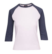 Ladies 3/4 Sleeve Raglan Tees - kustomteamwear.com