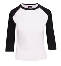 Ladies 3/4 Sleeve Raglan Tees - kustomteamwear.com