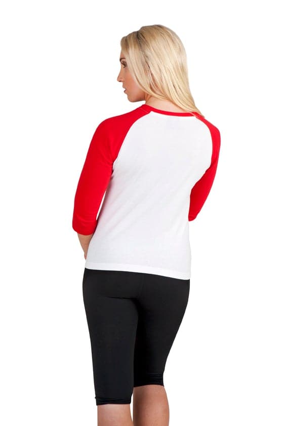 Ladies 3/4 Sleeve Raglan Tees - kustomteamwear.com