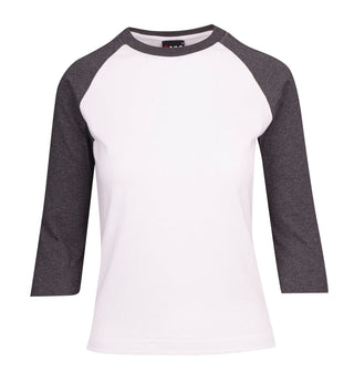 Ladies 3/4 Sleeve Raglan Tees - kustomteamwear.com
